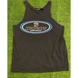 Vintage Kentucky Wildcats shirt mens large black blue sleeve less tank 13